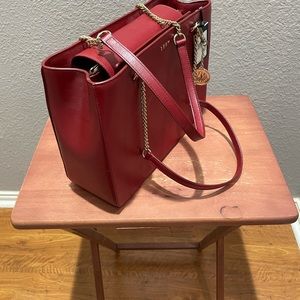NWT. DKNY Medium Red Satchel